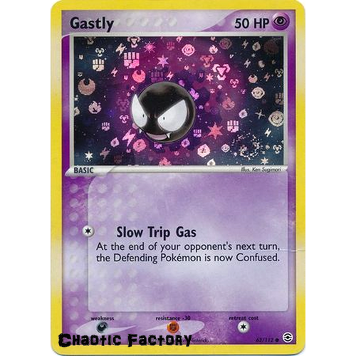 Gastly - 63/112 - Common Reverse Holo