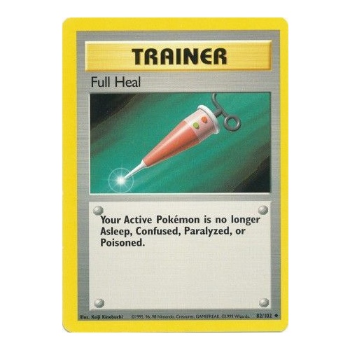 Pokemon TCG Full Heal - 82/102 - Uncommon Unlimited