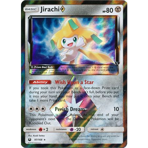 Jirachi Prism Star - 97/168 - Holo Rare