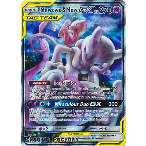 Mewtwo & Mew GX - SM191 - Promo NM