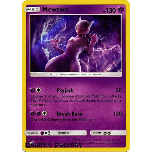 Mewtwo - 12/18 - Holo Rare