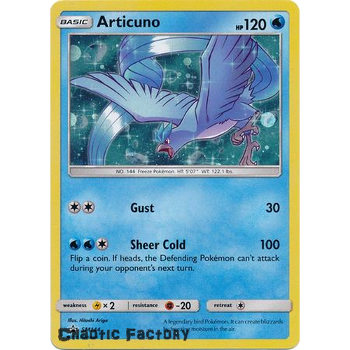 Pokemon TCG Articuno - SM144 - Holo Promo NM