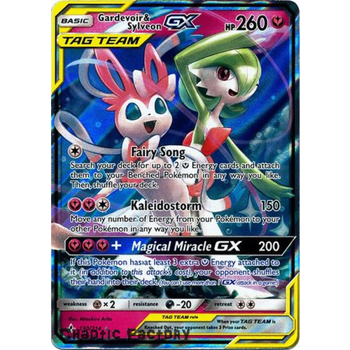 Pokemon TCG Gardevoir & Sylveon GX - 130/214 - Ultra Rare NM