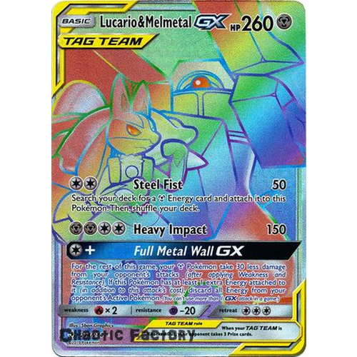 Lucario & Melmetal GX - 224/214 - Hyper Rare NM