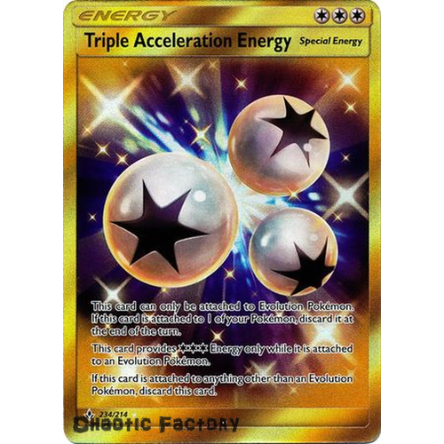 Triple Acceleration Energy - 234/214 - Secret Rare NM