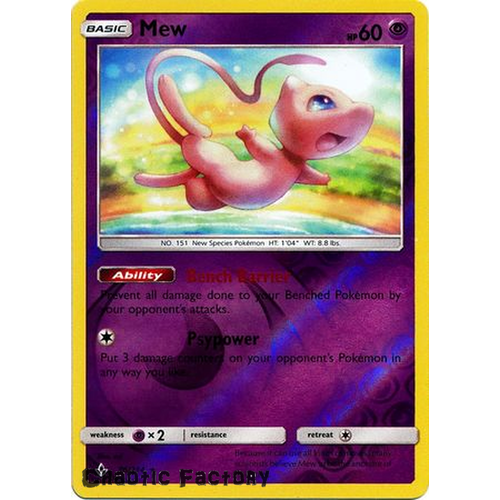 Pokemon TCG Mew - 76/214 - Holo Rare Reverse Holo NM