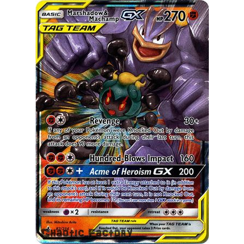 Marshadow & Machamp GX - 82/214 - Ultra Rare