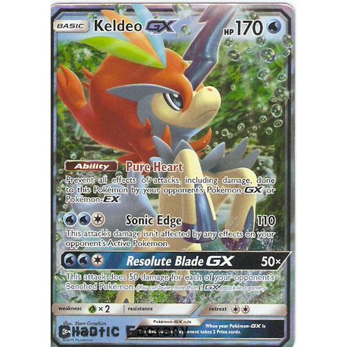 Pokemon TCG Keldeo GX - 47/236 - Ultra Rare NM
