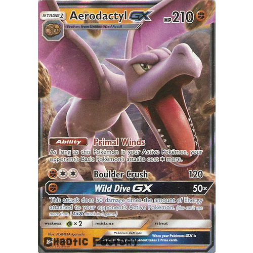 Pokemon TCG Aerodactyl GX - 106/236 - Ultra Rare NM