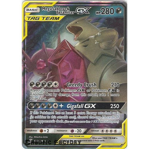 Pokemon TCG Mega Sableye & Tyranitar GX - 126/236 - Ultra Rare NM