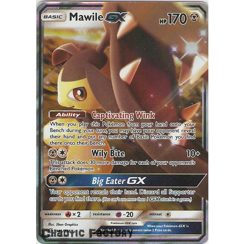 Pokemon TCG Mawile GX - 141/236 - Ultra Rare NM
