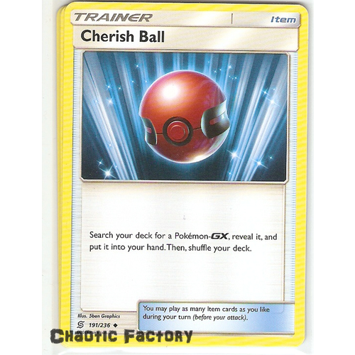 Pokemon TCG Cherish Ball - 191/236 - Uncommon NM