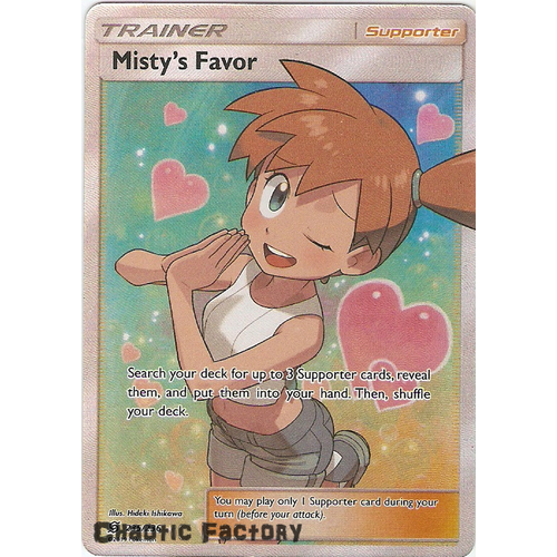 Pokemon TCG Misty's Favor - 235/236 - Full Art Ultra Rare NM