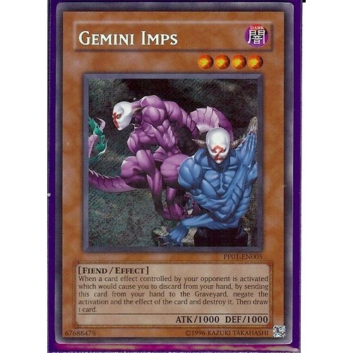 Yugioh Gemini Imps PP01-EN005 - Secret Rare - Near Mint