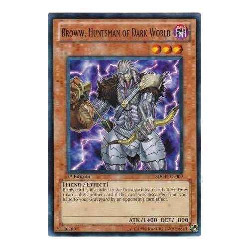Broww, Huntsman of Dark World - SDGU-EN009 - Common 1st Edition NM