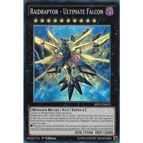 Raidraptor - Ultimate Falcon - SHVI-EN053 - Super Rare 1st Edition NM