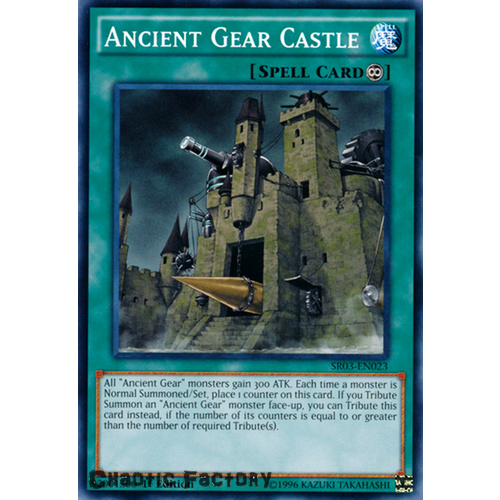 Yugioh Ancient Gear Castle - SR03-EN023 - Common 1st Edition NM