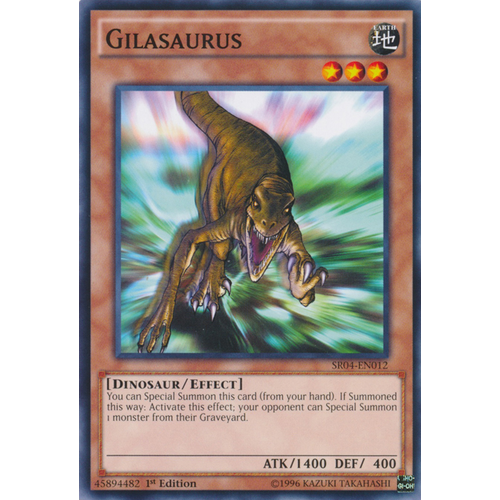 Gilasaurus - SR04-EN012 - Common 1st Edition NM