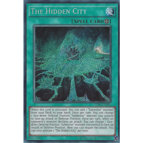The Hidden City - TDIL-EN085 - Secret Rare Unlimited Edition NM